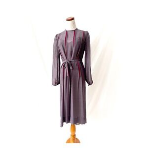 Vintage 90s sheer Albert Nipon boutique dress vintage small